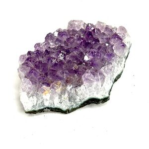 Amethyst Druzy Cluster Crystal with Properties